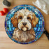 Cavapoo Glass Suncatcher Worktop Saver